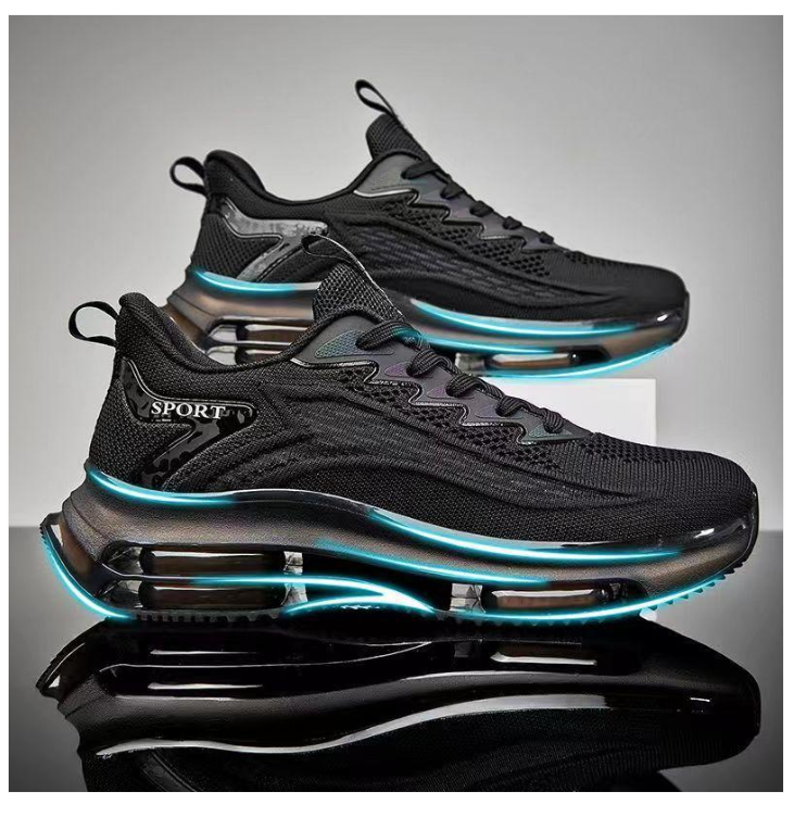 Bequemer, orthopädisch Belüftungs-Sneaker mit doppeltem Luftkissen