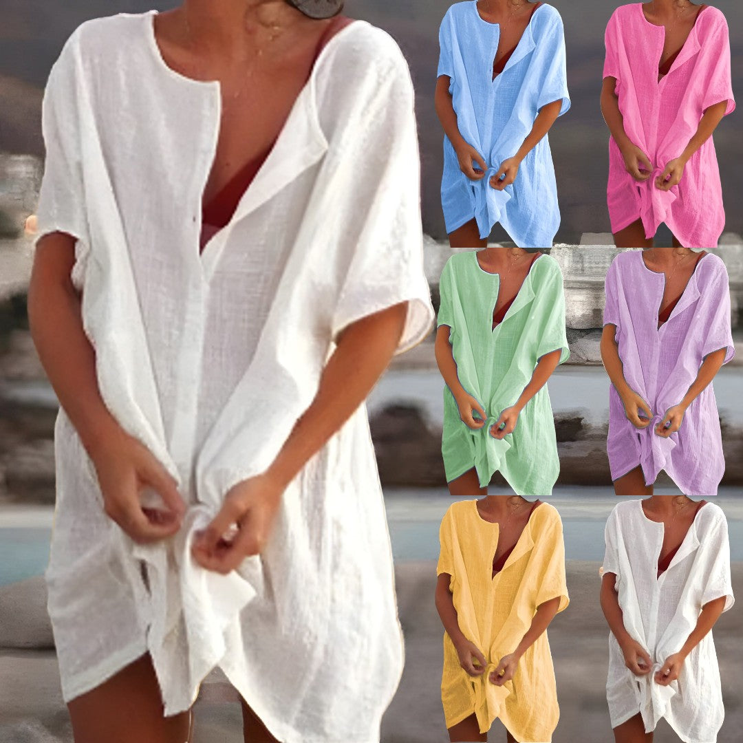 Carola™ | Schlankes Sommerkleid aus Baumwolle