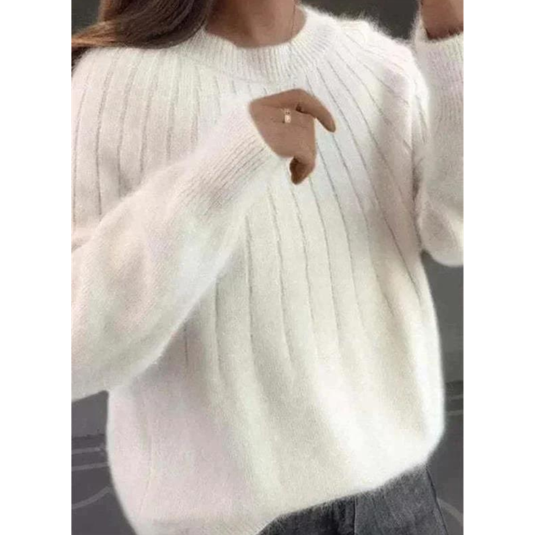 Nyla | Damen Warme Pullover | Flauschig