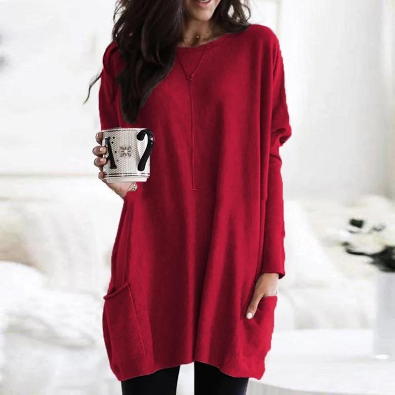 Elegante Langarm-Tunika für Damen – Sabrina