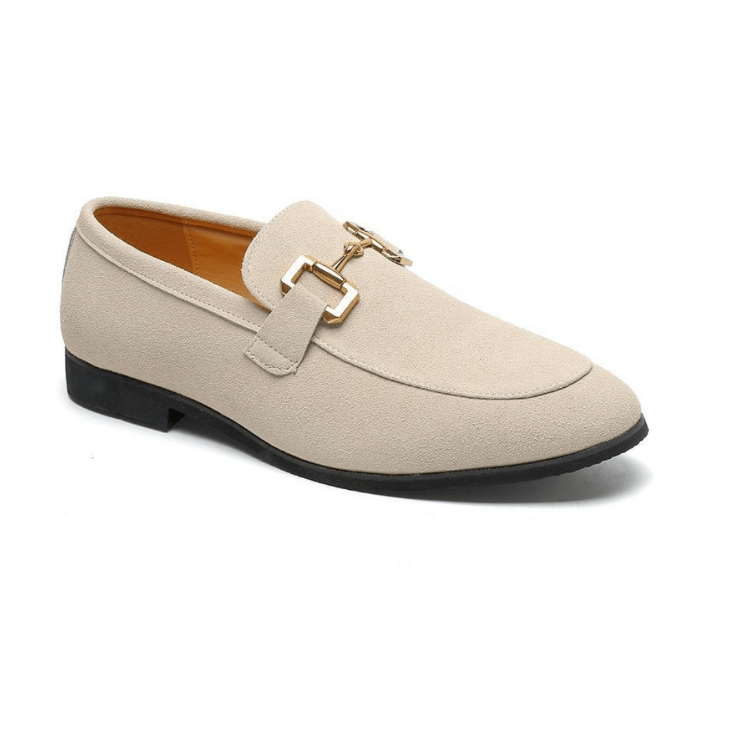 Luxuriöse Herren Wildleder Slipper