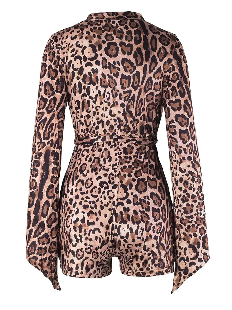 Brauner Leopard Jumpsuit - Fianne