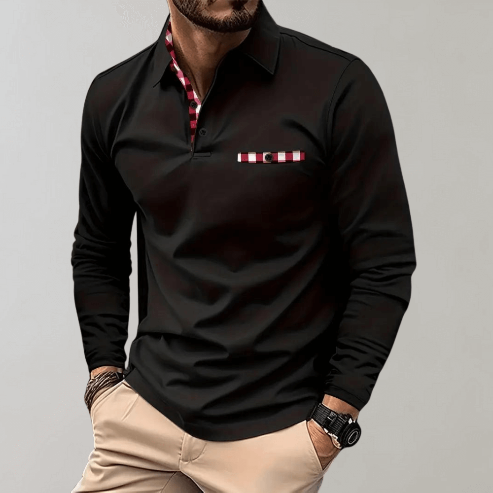 Herren Langarm-T-Shirt - Vielseitig & Modern