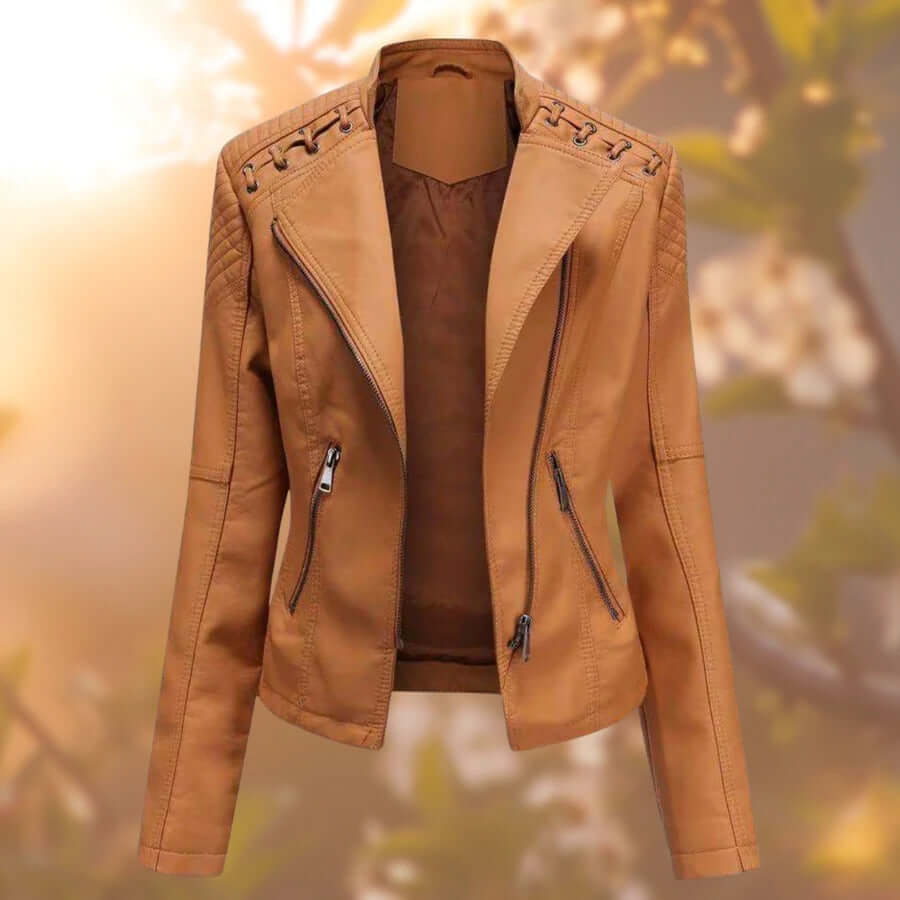 Damen Lederjacke - Stilvolle & Zeitlose Eleganz
