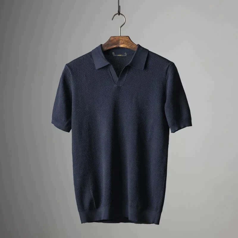 Gestricktes Poloshirt für Herren