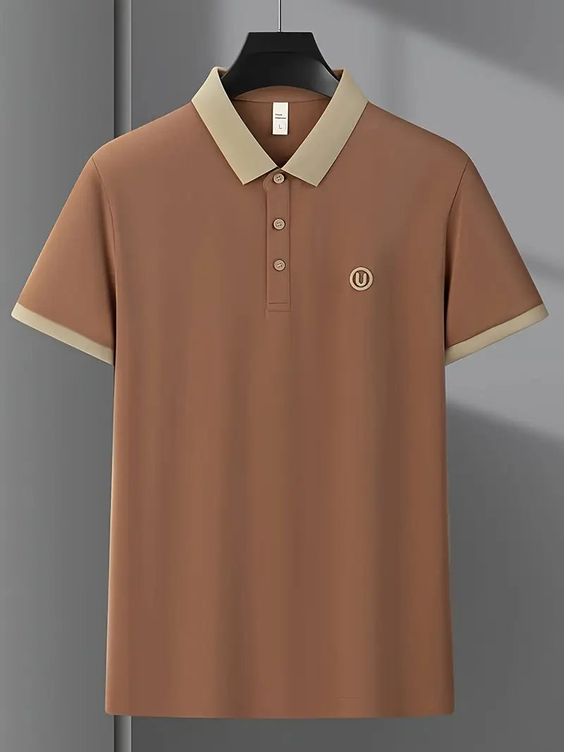 Polo Shirt Herren Elegant Slim Atmungsaktiv – Matteo