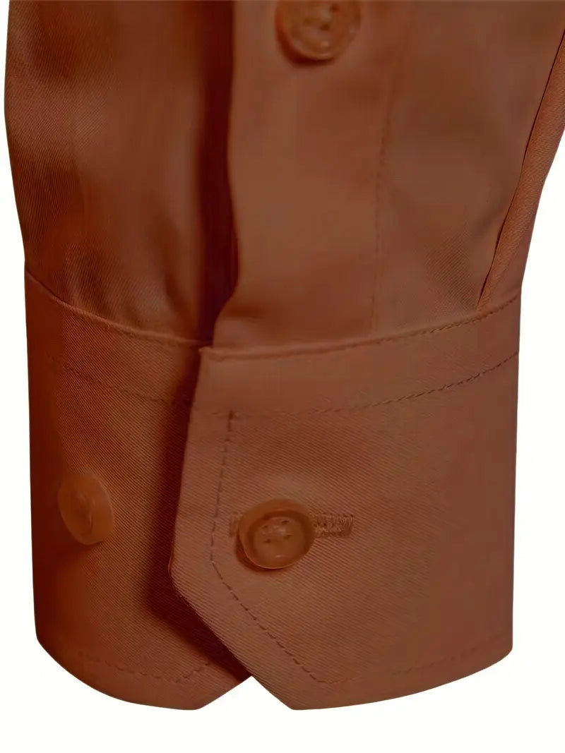Schwarzes Herrenhemd Elegant Slim Langarm – Alviro