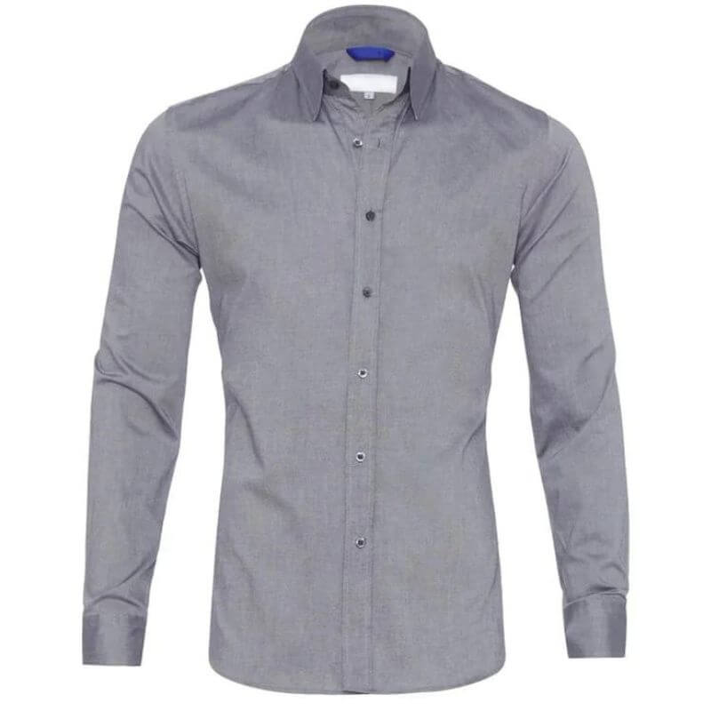 Elegantes Herren Langarm-Poloshirt mit Kragen