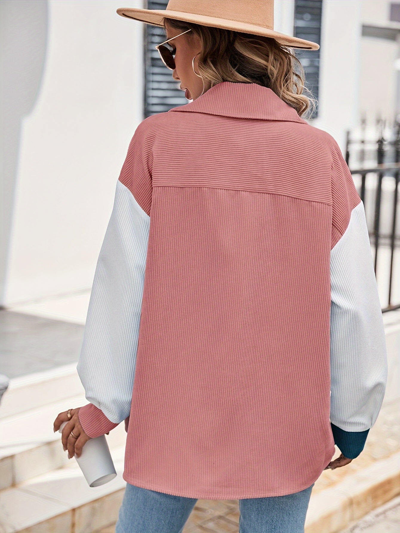 Lebendige Bluse mit Knopfleiste – Lina