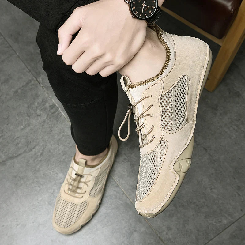 Graue orthopädische Herrenschuhe - Jayden