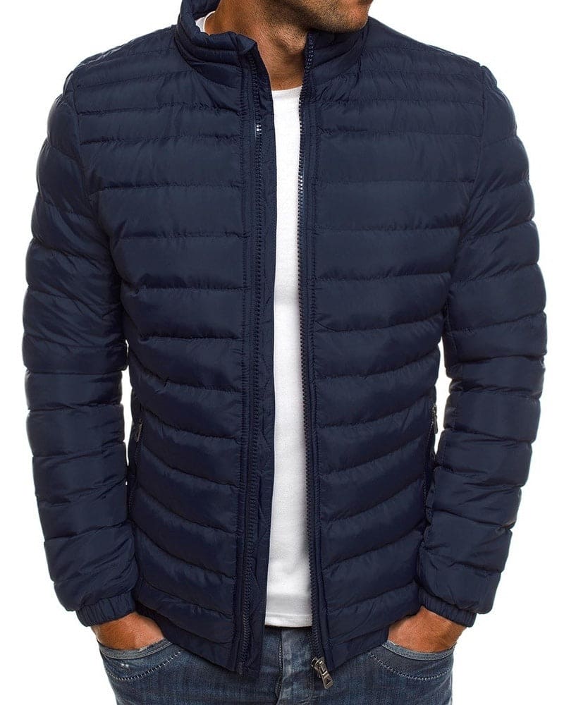 Oskar - Einfarbige Jacke mit Reissverschluss