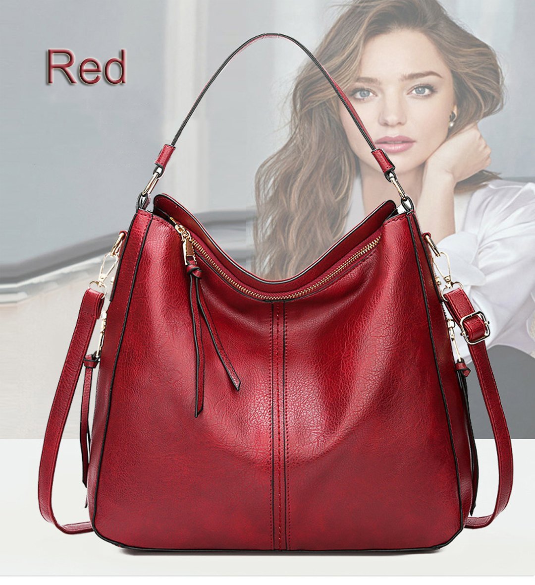 Freya | Elegante Leder-Einkaufstasche mit großem Fassungsvermögen