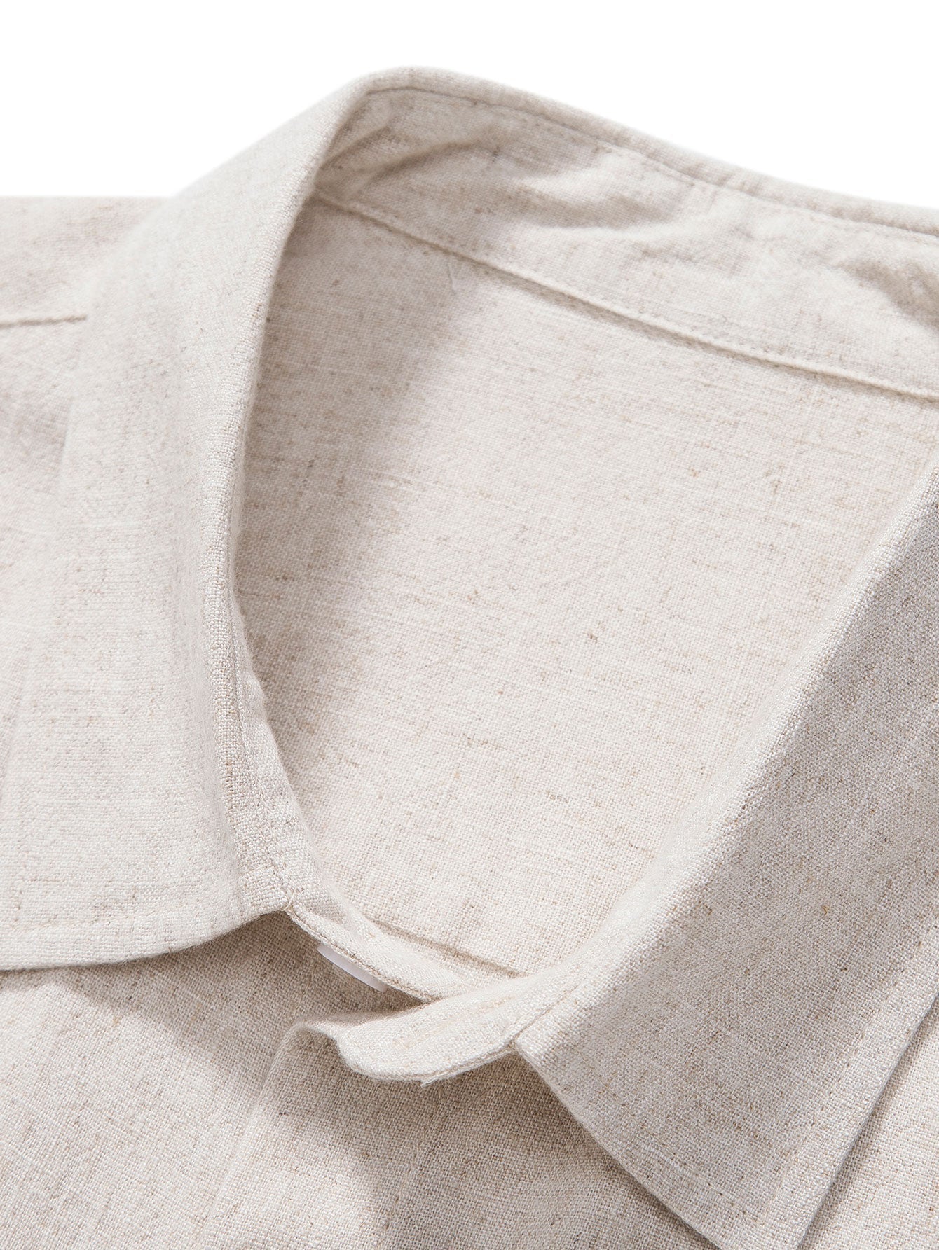 Herren Leinenhemd mit Knopfleiste und Komfort – Velarmo