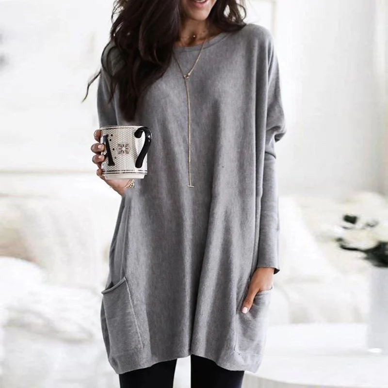 Elegante Langarm-Tunika für Damen – Sabrina