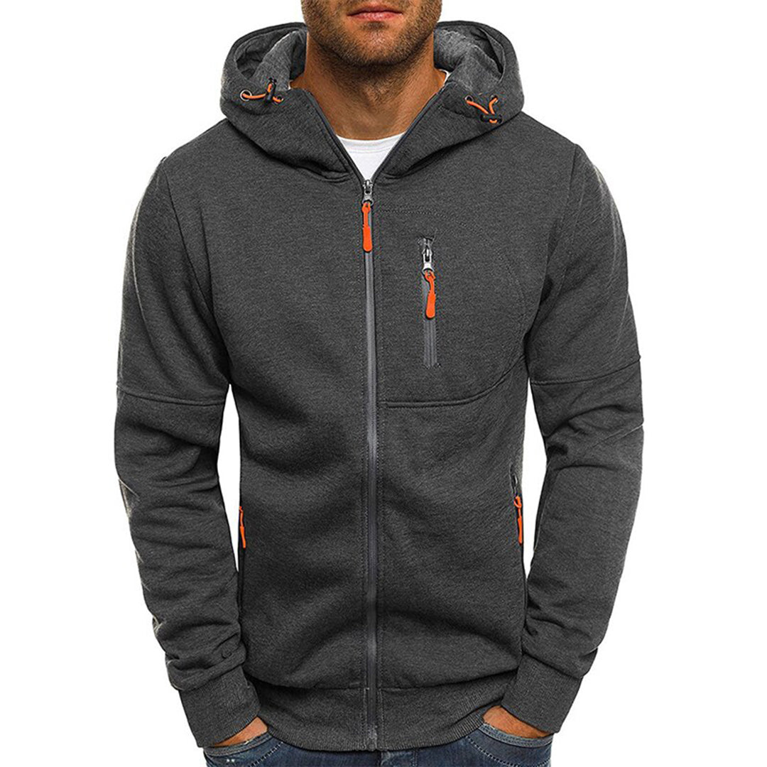 Kevin | Herren Reißverschluss Jacke | Kapuzen