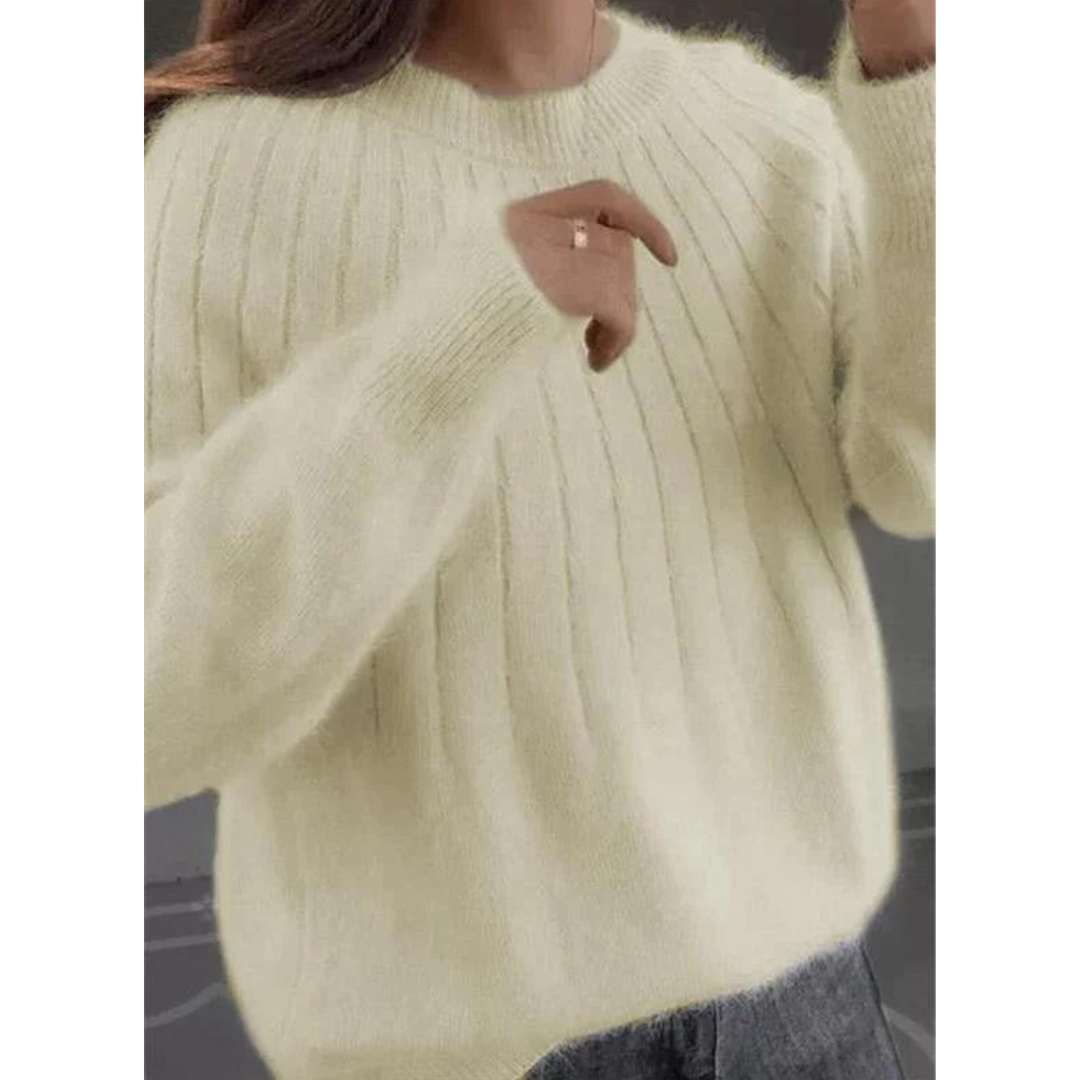 Nyla | Damen Warme Pullover | Flauschig
