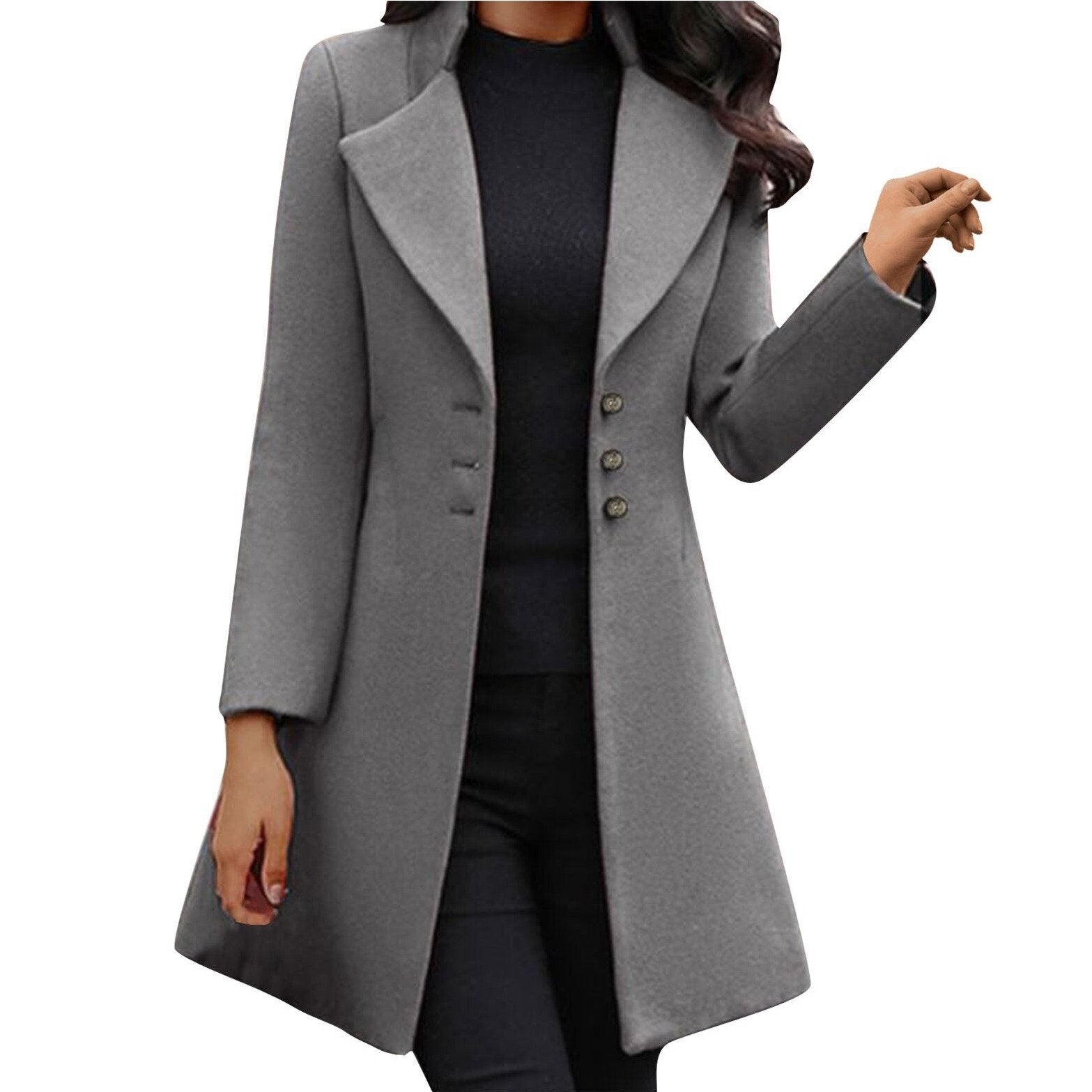 Wasserabweisender Wintermantel Damen Elegant Gefüttert – Sofia