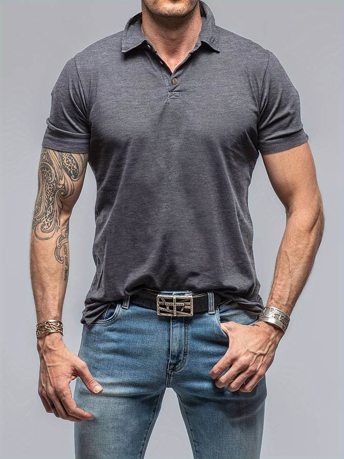 Elegantes Herren-Polohemd - Modisch & Vielseitig