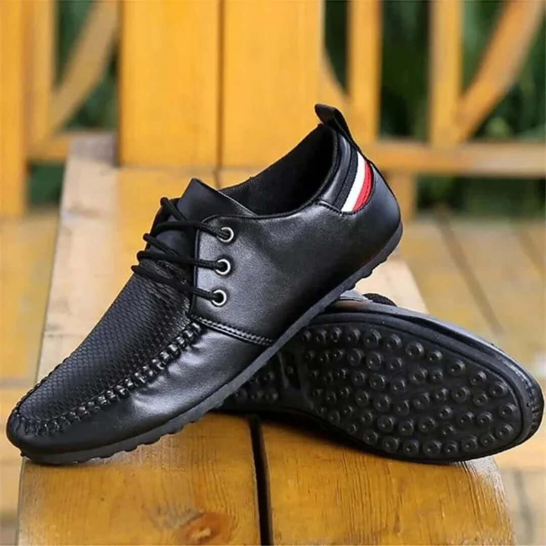 Italienische Leder-Fahrschuhe