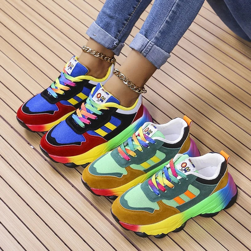 Bunte bequeme orthopädische Turnschuhe