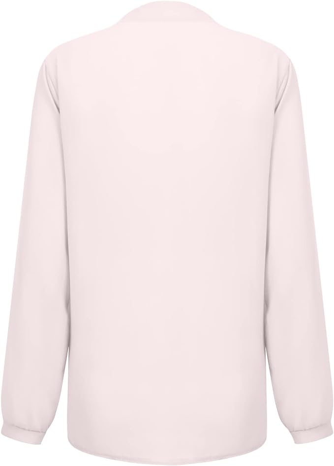 Elegante Plus-Size-Bluse mit V-Ausschnitt – Monika