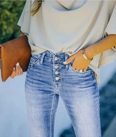 AVELINE™ | VINTAGE-JEANS MIT HOHER TAILLE