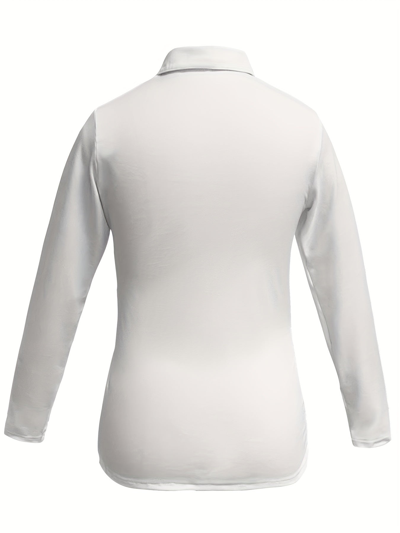 Weiße Slim Fit Bluse mit Rüschen - Emma