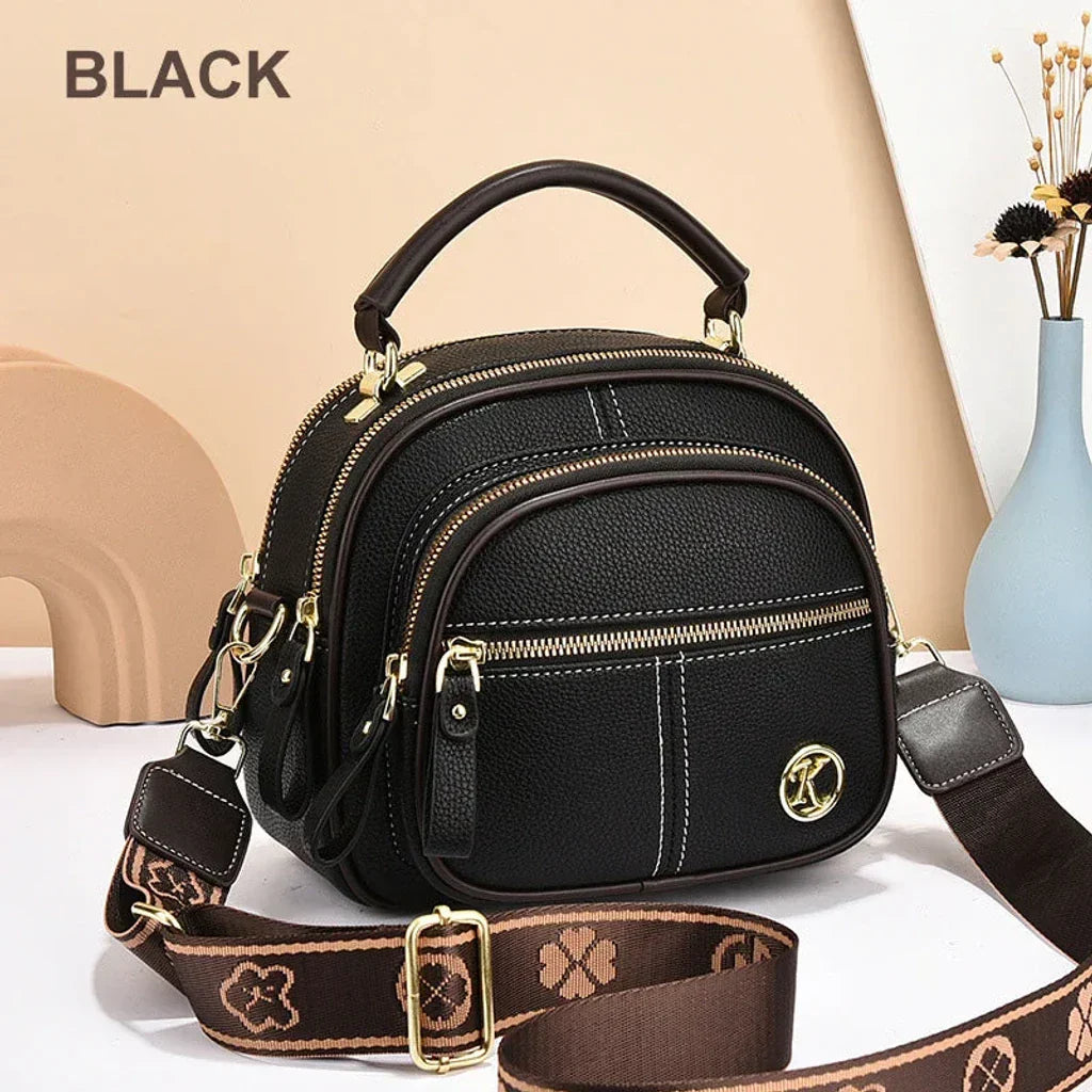 Mila™ - Multifunktionale verstellbare Tasche aus veganem Leder