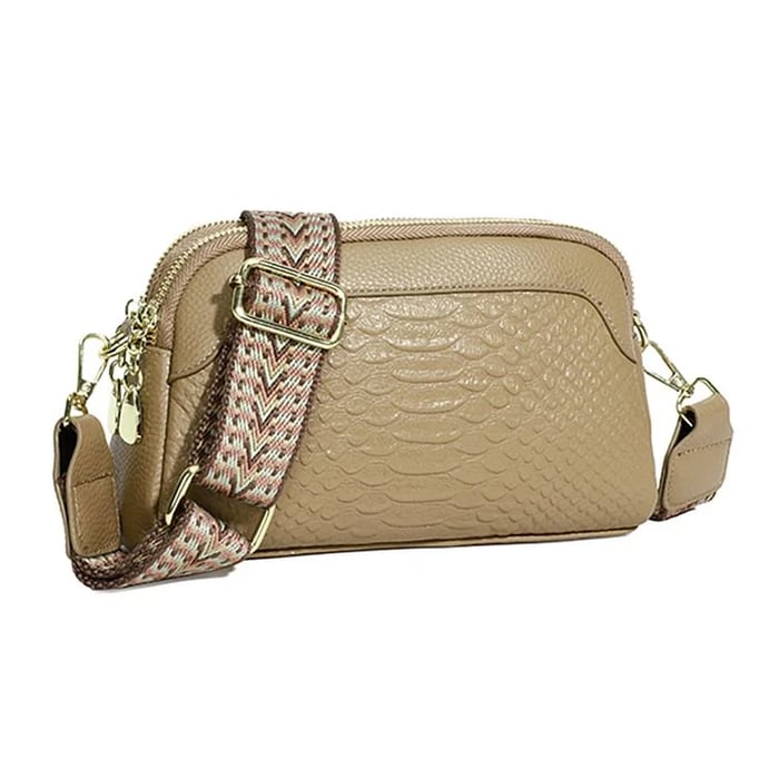 Greta™ - Umhängetasche aus Leder mit Alligatormuster