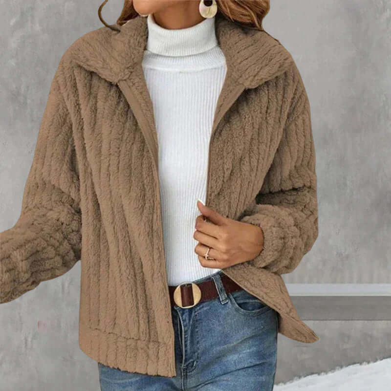 Damen Fleecejacke - Kuschelig & Stylisch
