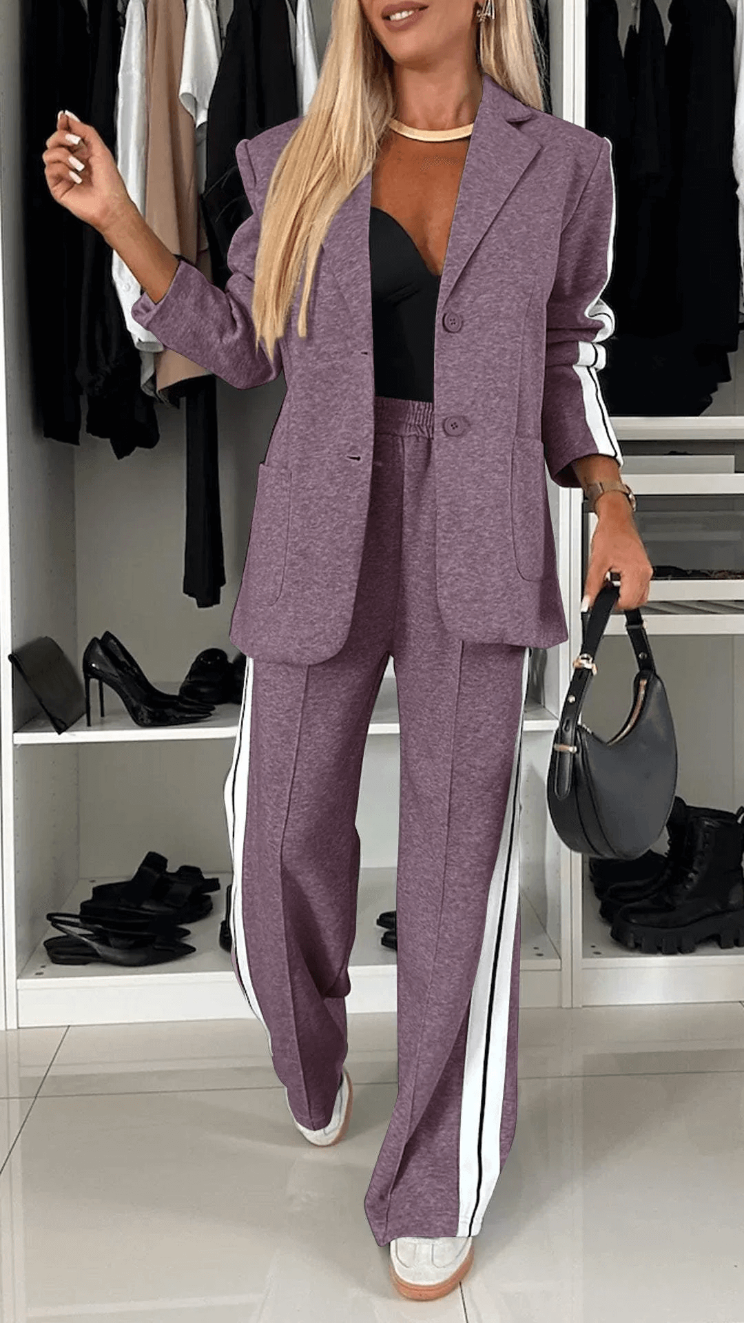 Damen Baumwollblazer - Elegant & Vielseitig