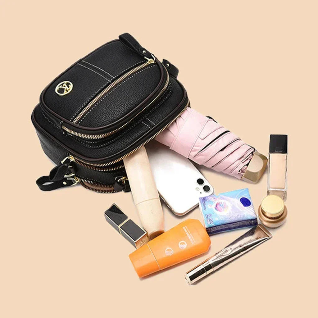 Mila™ - Multifunktionale verstellbare Tasche aus veganem Leder