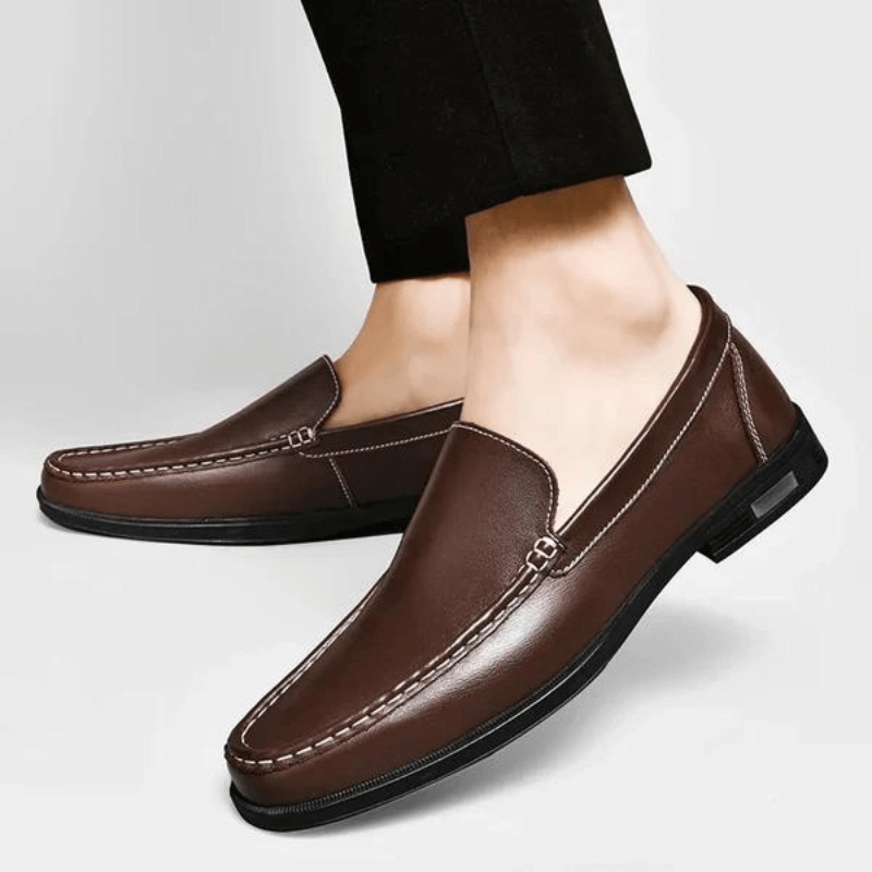 Luxuriöse Loafer aus Italienischem Leder