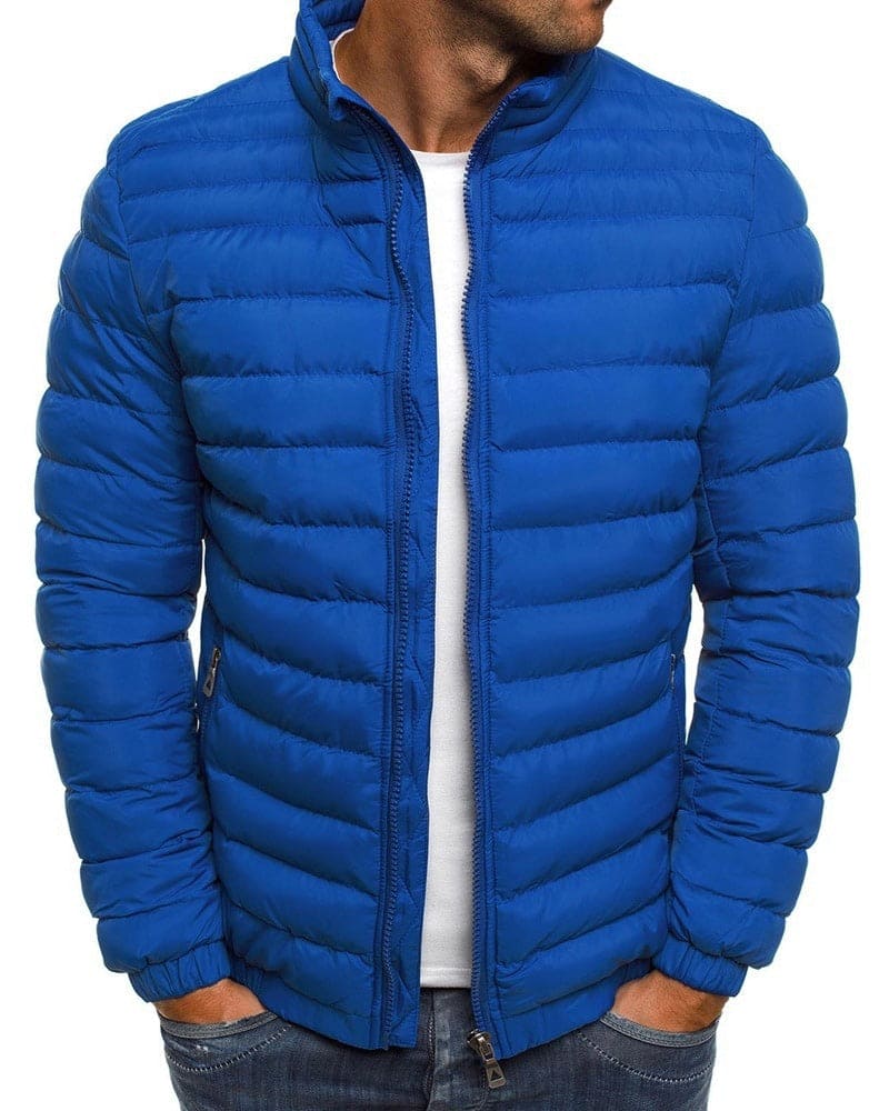 Oskar - Einfarbige Jacke mit Reissverschluss