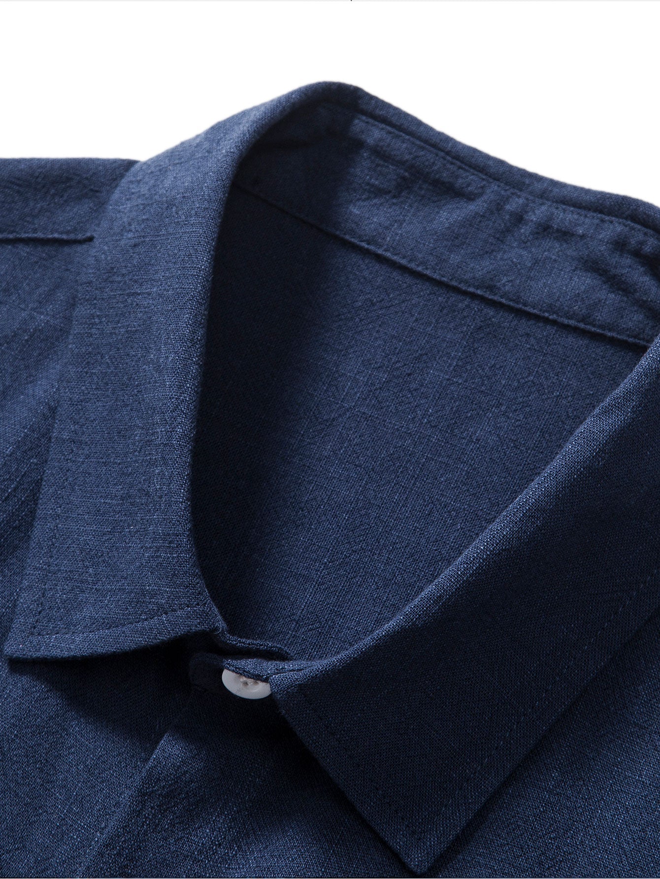 Herren Leinenhemd mit Knopfleiste und Komfort – Velarmo