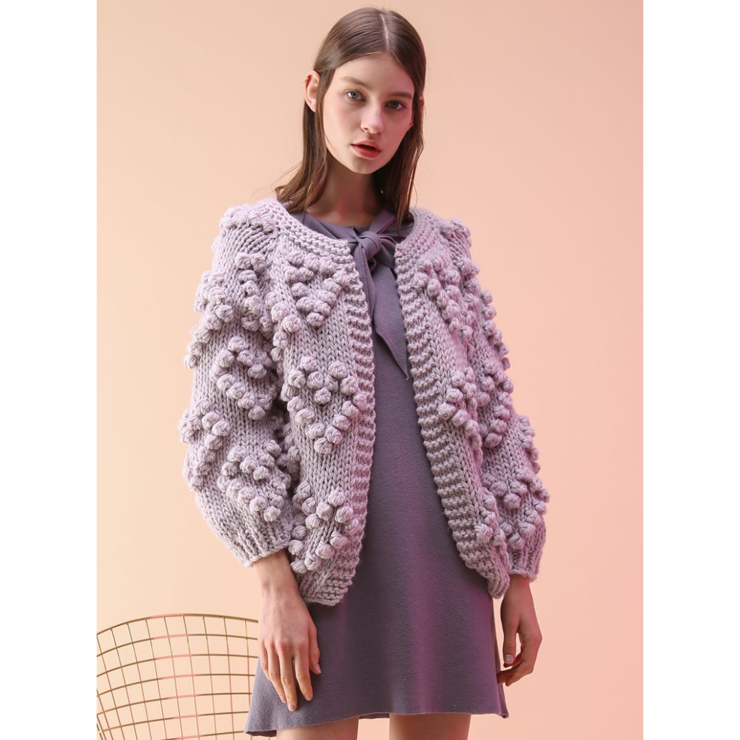 Gorgiana | Damen Strick Winter Strickjacke | Warme