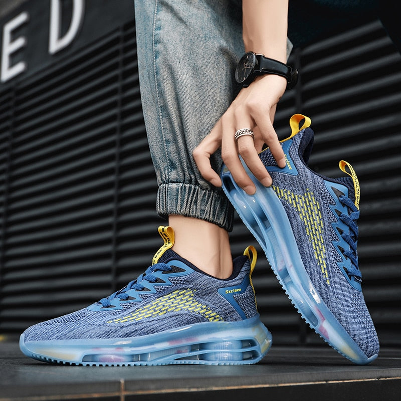 Bequemer, orthopädisch Belüftungs-Sneaker mit doppeltem Luftkissen