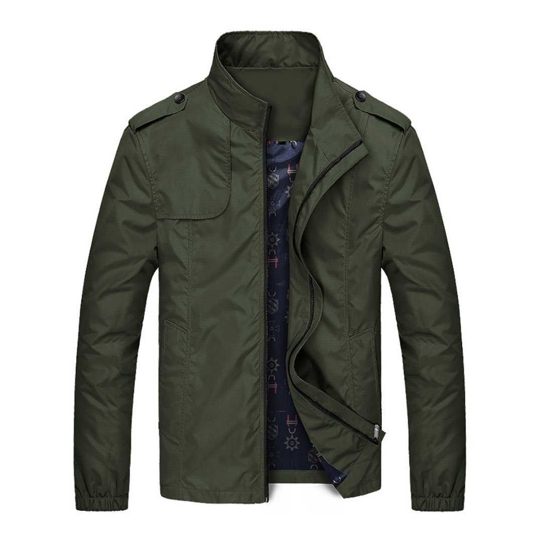 Paul | Herren Biker Bequeme Jacke | Reißverschluss