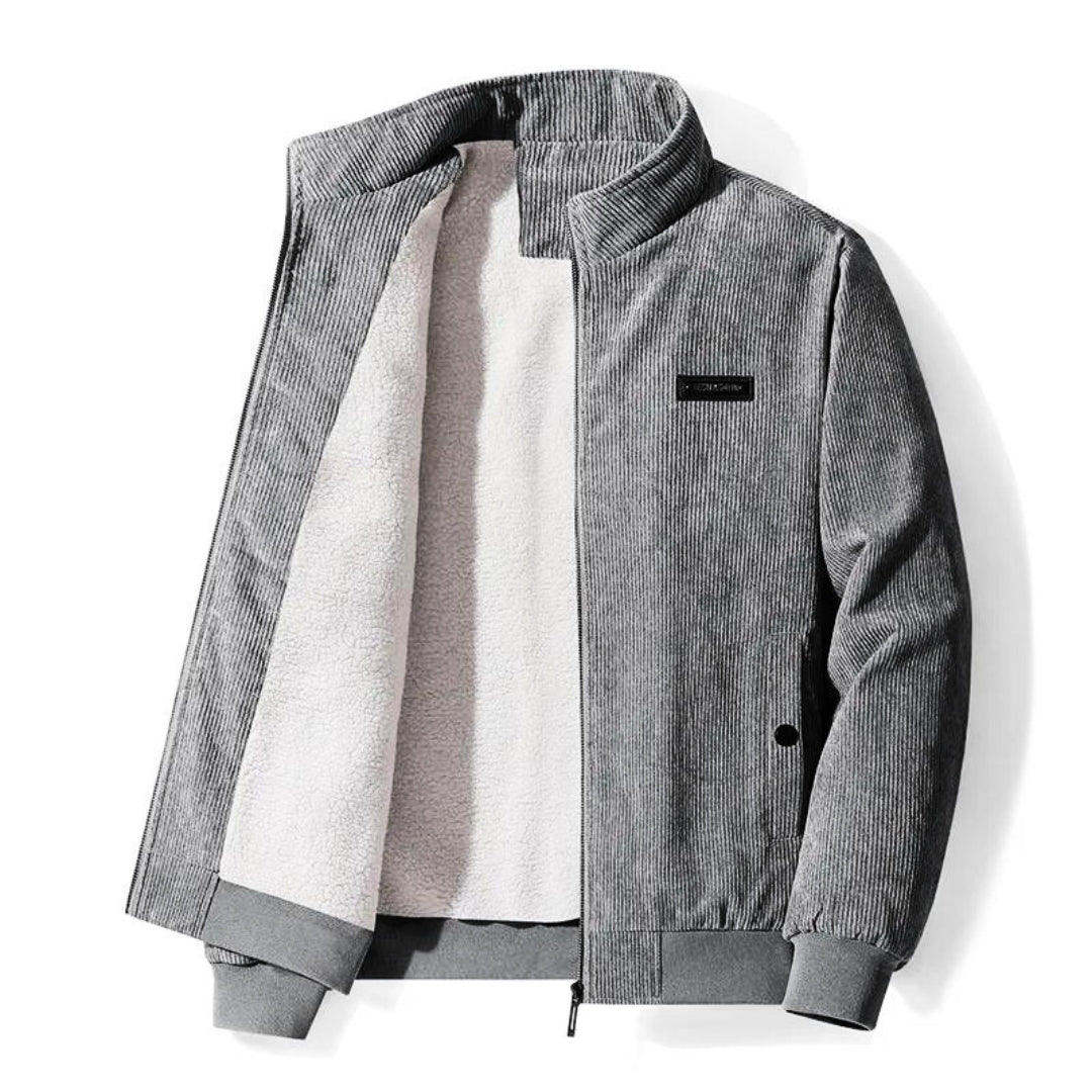 Retro-Sherpa-Cordjacke für Männer