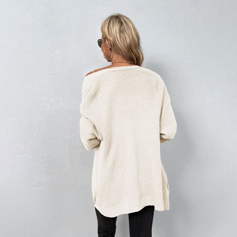 Lässige Strickjacke