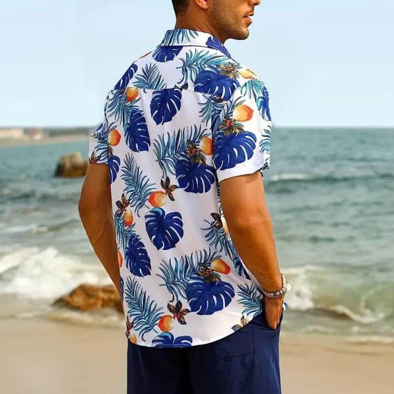 Stylisches Herren Kurzarmhemd Cancun-Stil