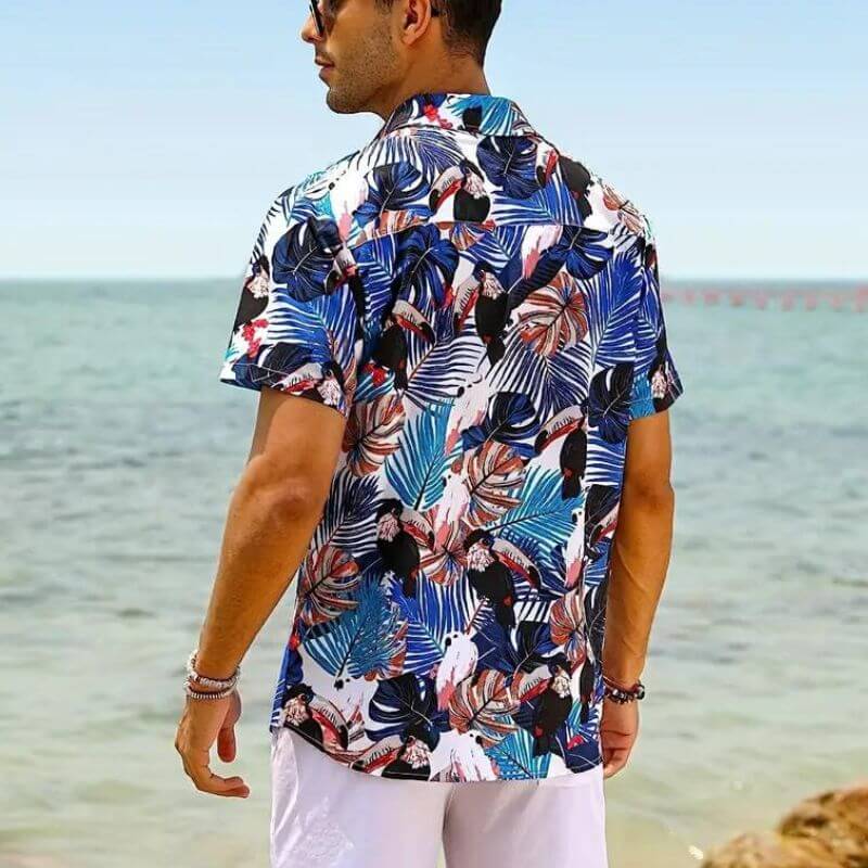 Stylisches Herren Kurzarmhemd Cancun-Stil