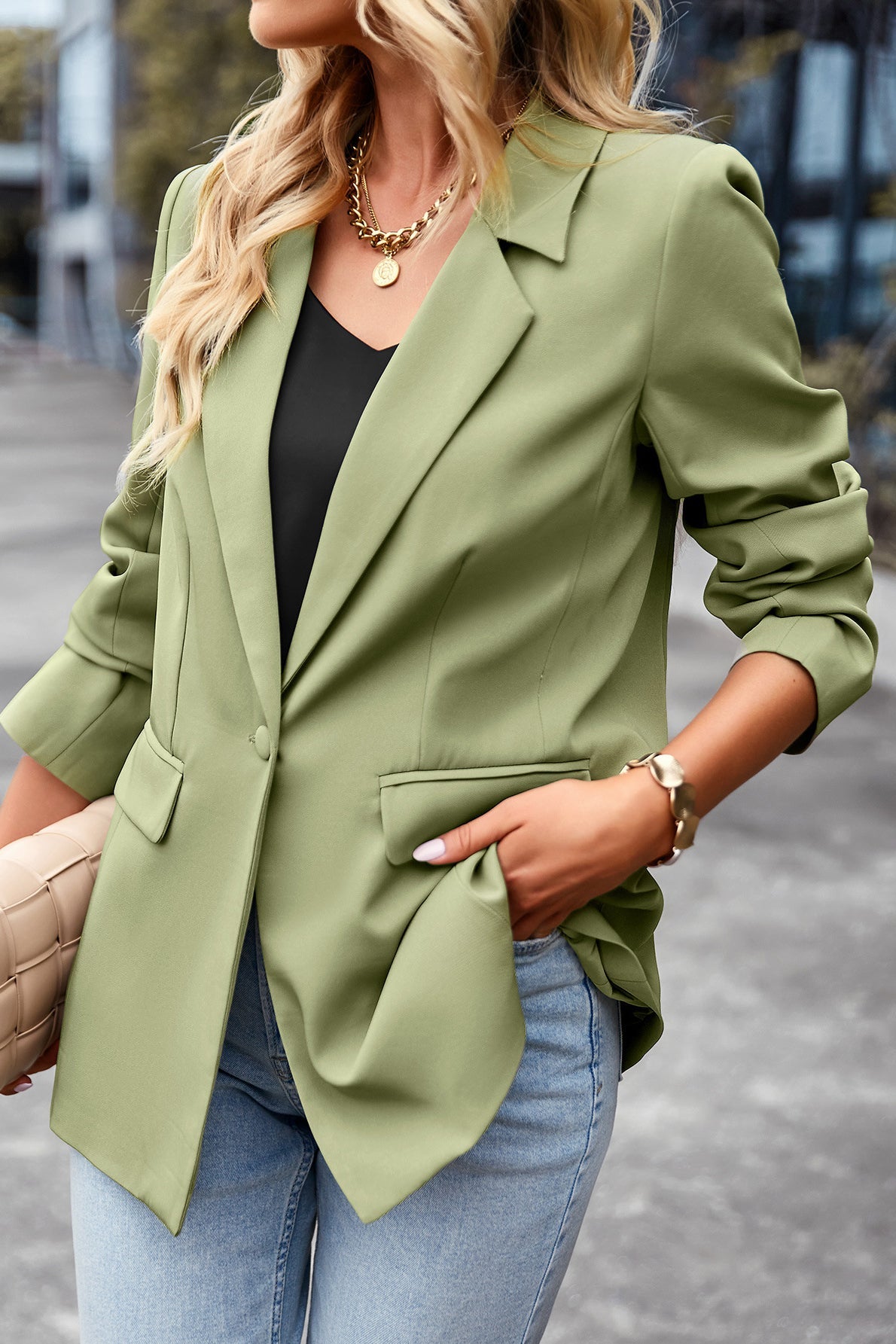 Lässiger, schicker Blazer für Damen