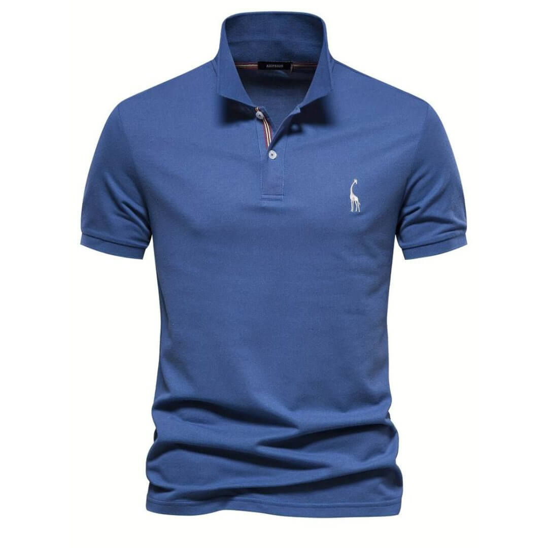Klassisches Baumwoll-Poloshirt für Herren