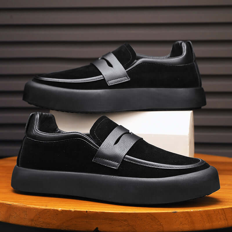 Herren Wildleder Slipper - Komfortabel & Elegant