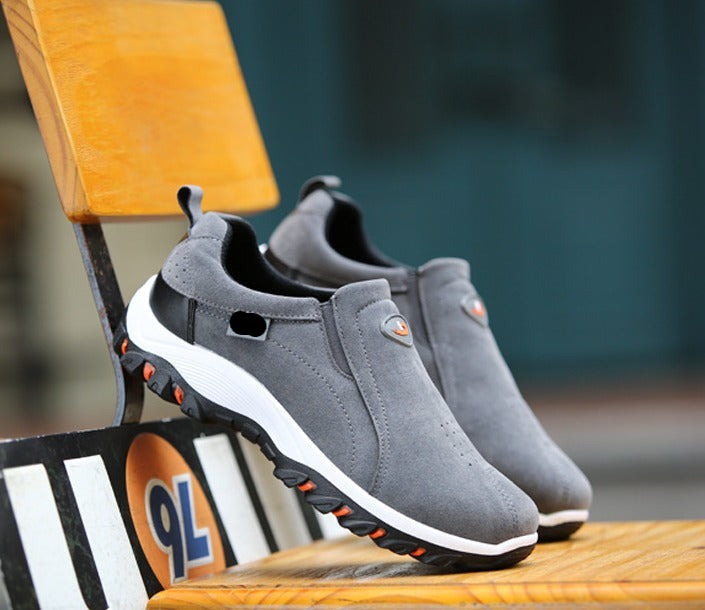 Aya - Schwarze orthopädische Herrenschuhe