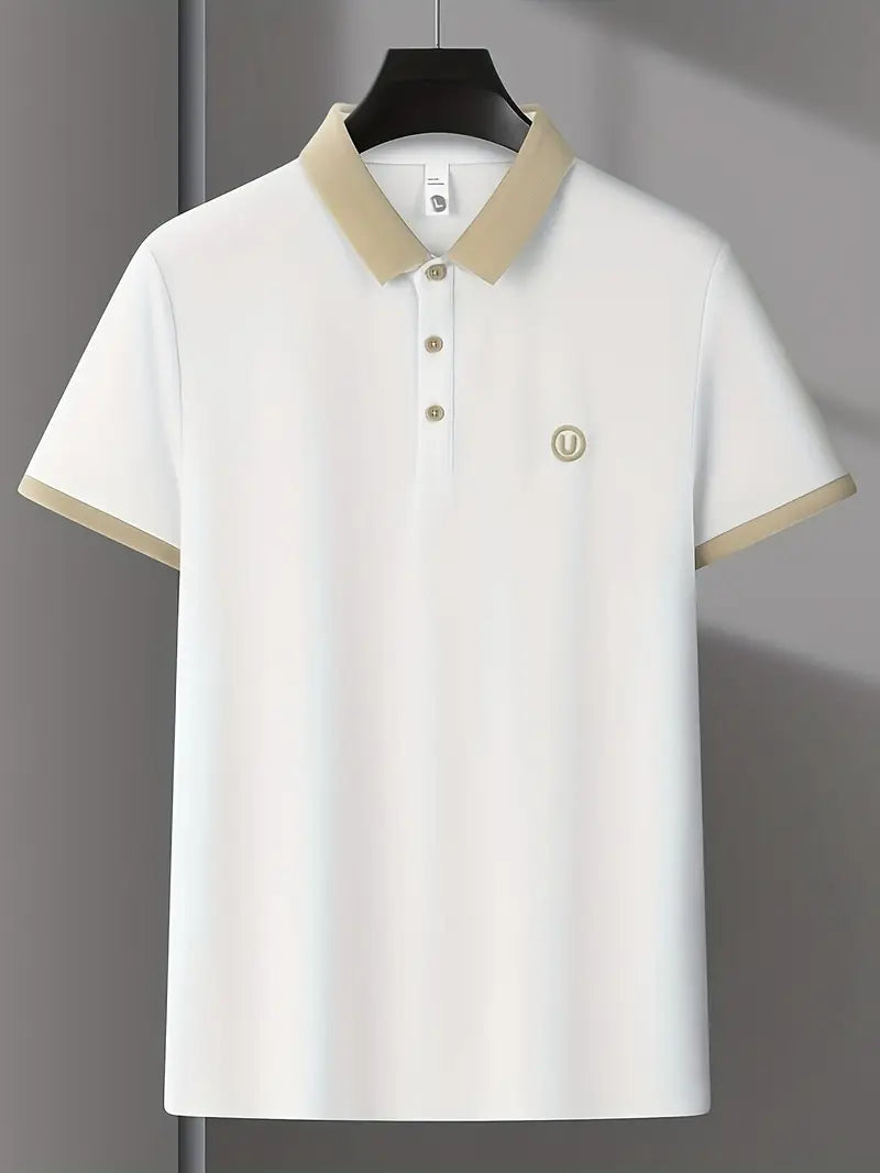 Polo Shirt Herren Elegant Slim Atmungsaktiv – Matteo