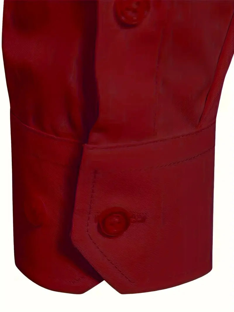 Schwarzes Herrenhemd Elegant Slim Langarm – Alviro