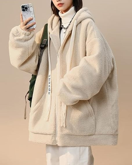 Warme Fleecejacke mit Reißverschluss – Sophie
