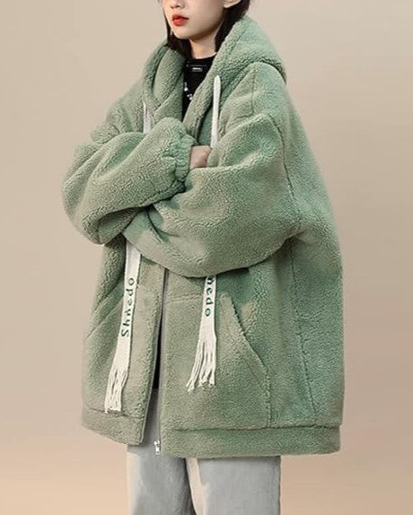 Warme Fleecejacke mit Reißverschluss – Sophie